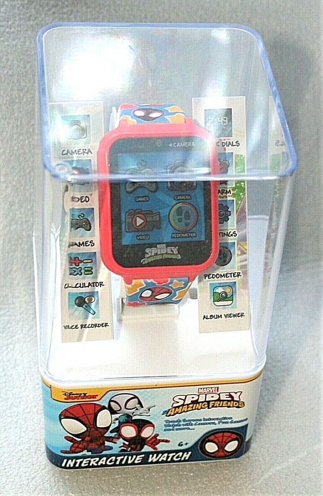 Marvel Comics Spider-Man Spidey Video Interactive Digital Camera Watch USB New