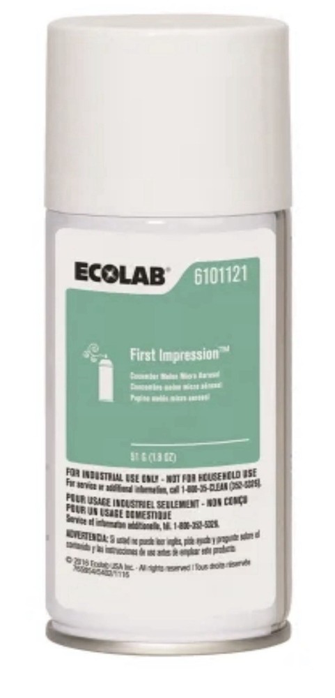 (12 PACK) ECOLAB Micro Aerosol 6101121 CUCUMBER MELON First Impression lot