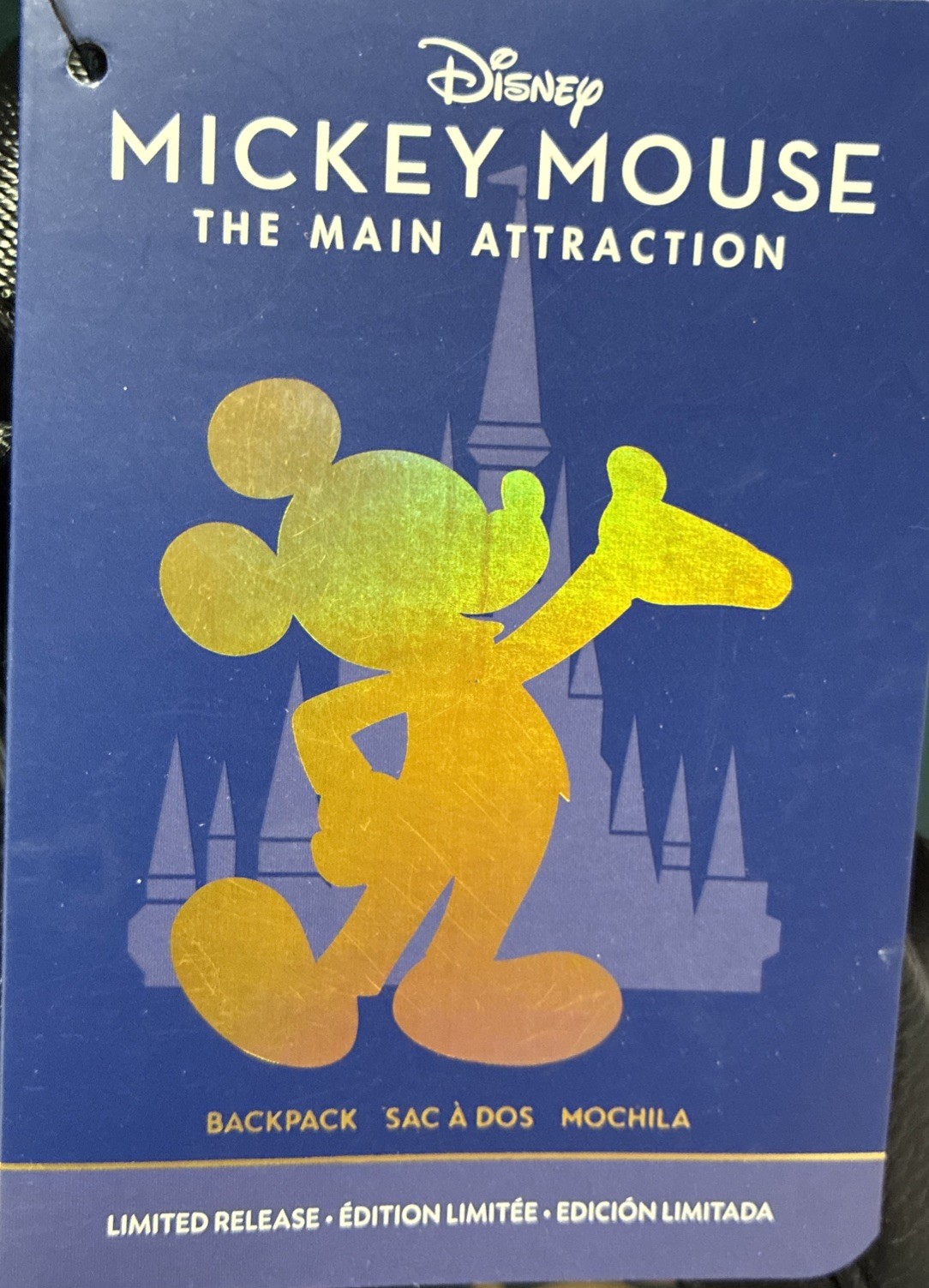 Disney Haunted Mansion Mickey Loungefly Mini Backpack 50 Years Main Att GITD NEW