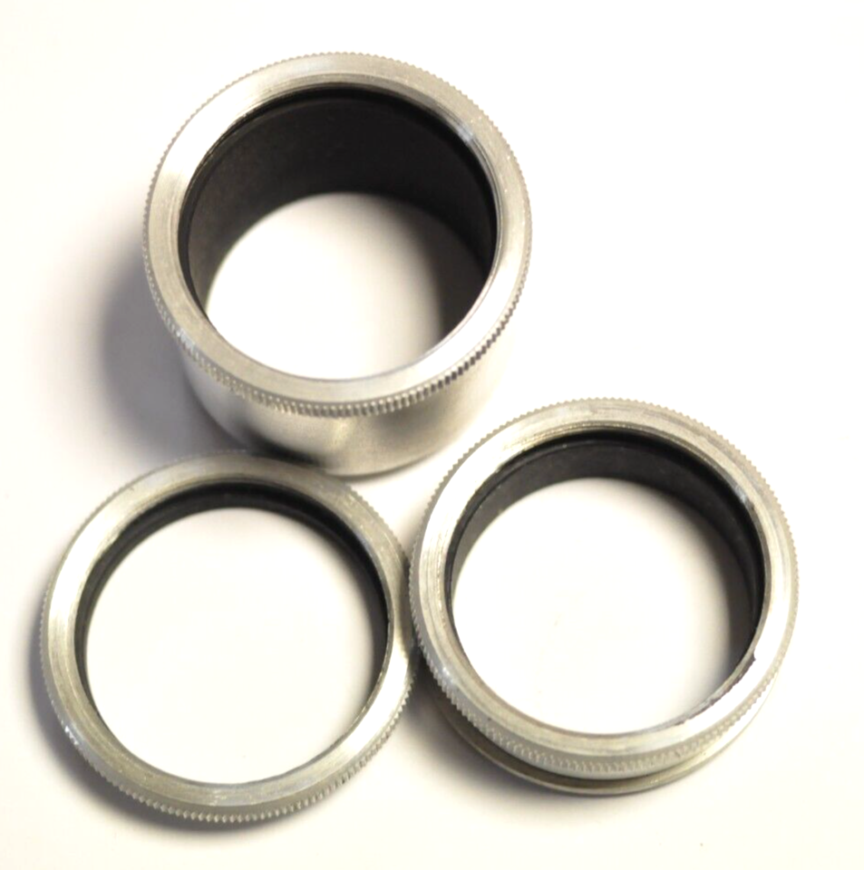 Set of 3 extension tubes for M42 thread mount.