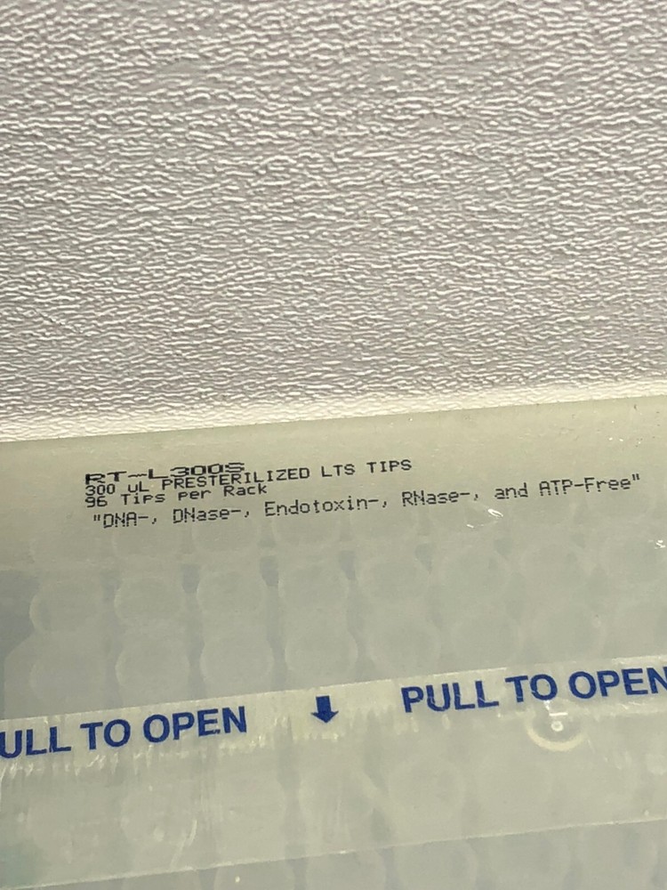 Rainin RT-L300S 300uL Presterilized LTS Tips 96 Per Rack