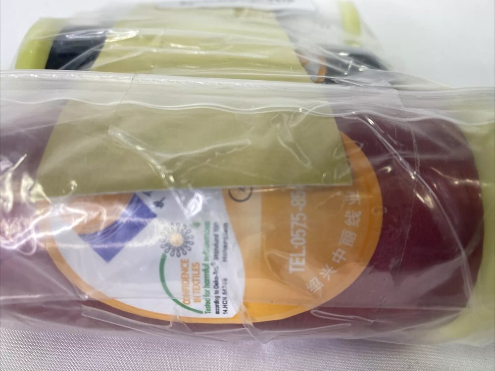 Embroidery Machine Thread Polyester Sewing Thread- 5500Y Yards On Each Spool.