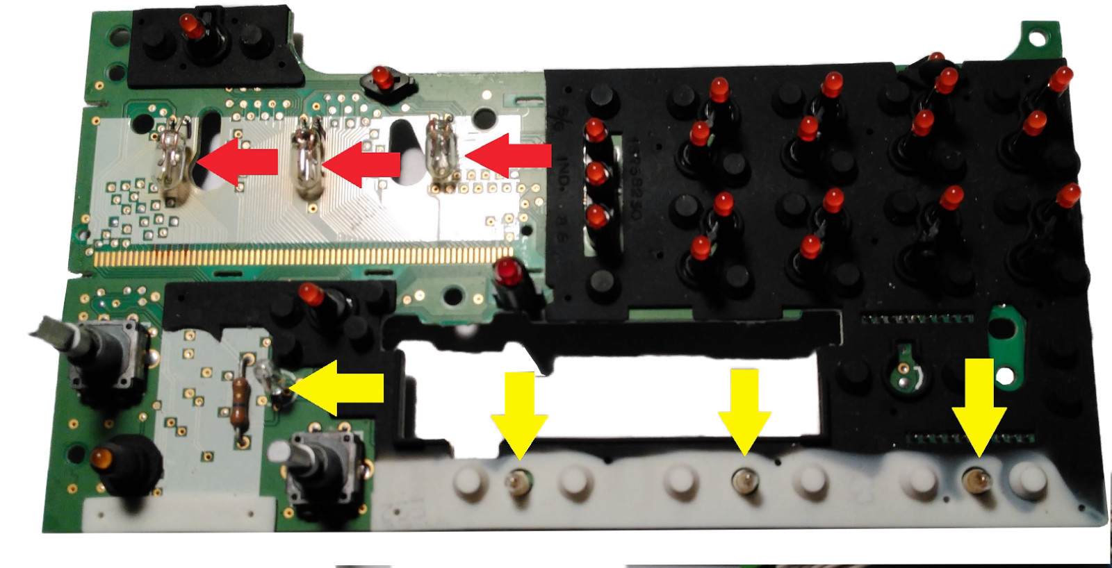 PONTIAC DELCO RADIO DISPLAY LIGHT BULBS FOR CD AND CASS VIBE, GRAND PRIX 7 PCS