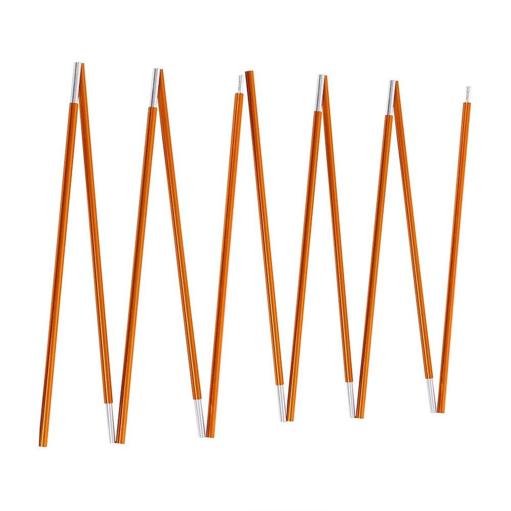 Tent Pole Folding Fiber Glass Rod Double Replacement Tent Pole Support Frames...