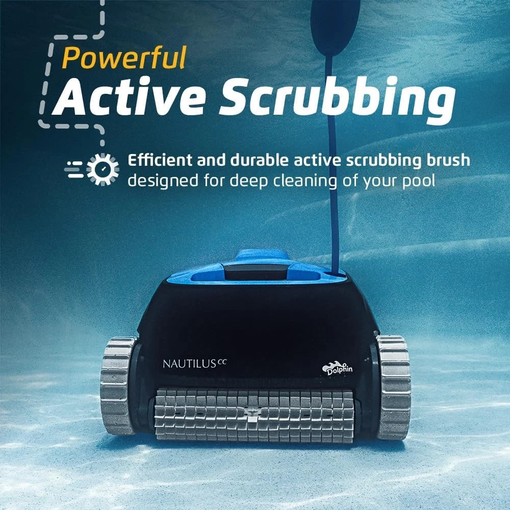 Dolphin Nautilus Robotic Pool Cleaner with Clever Clean