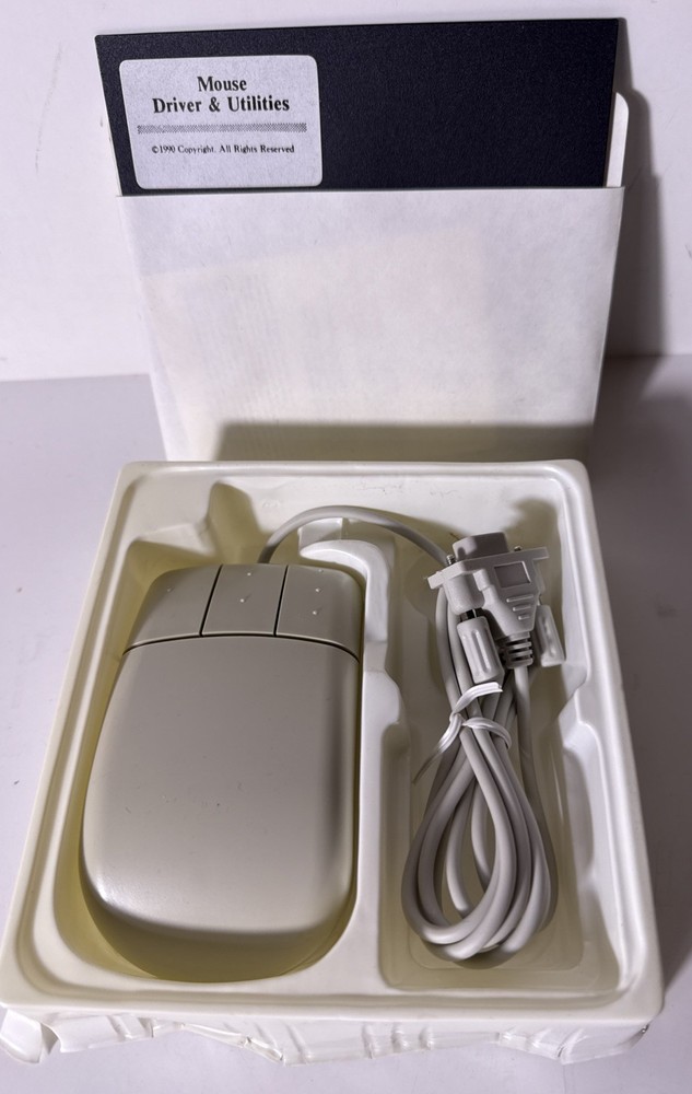 Vintage Computer Mouse 245038C NOS W/ Floppy Disk