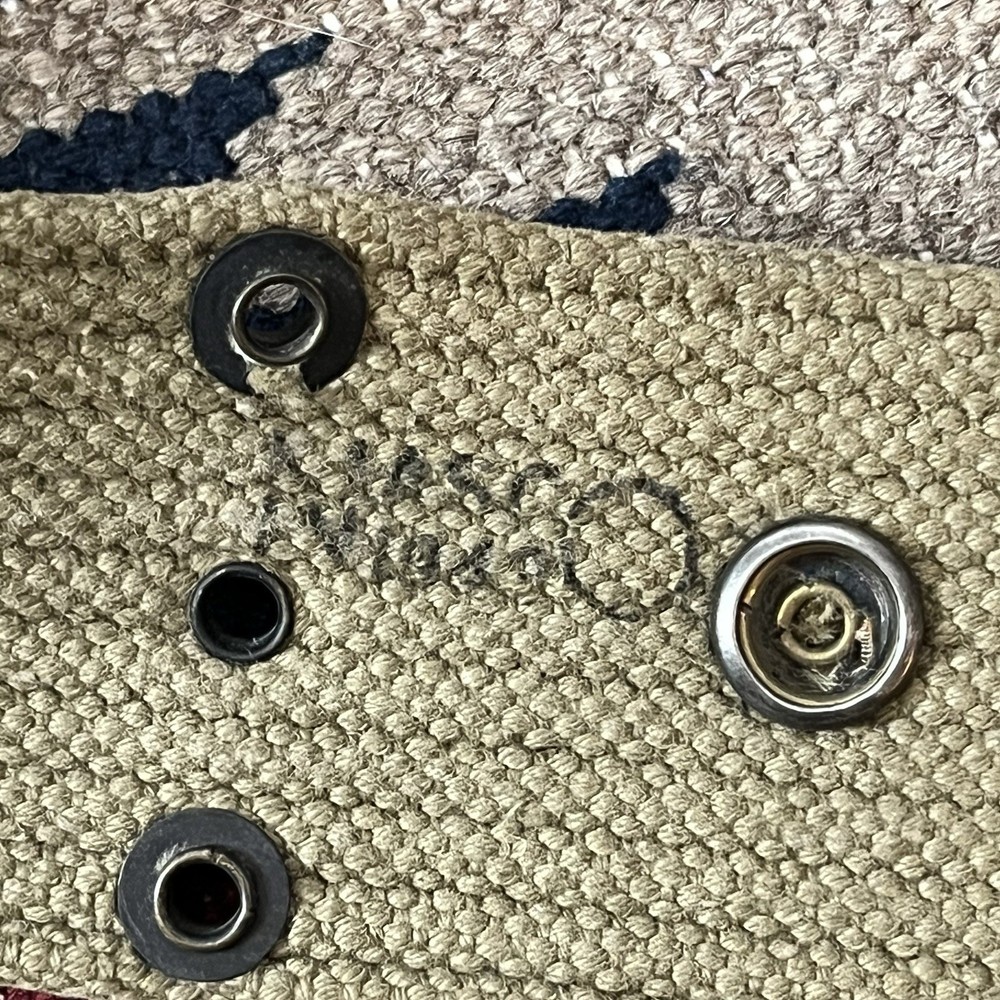 WWII U.S. Army Military Canvas Web Belt 1943