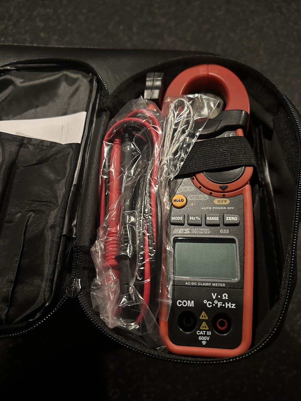 1000 Amp Current Probe/DMM 655 Electronic Specialties New in Box