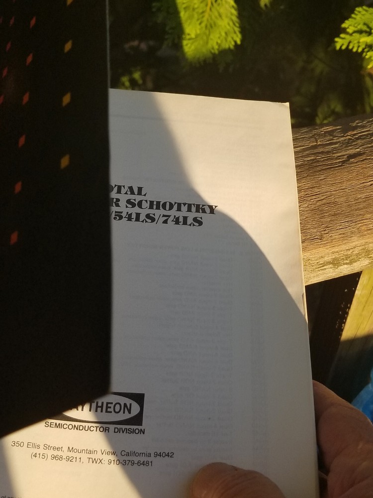 VINTAGE ELECTRONICS BOOKS DATA RAYTHEON DIGITAL