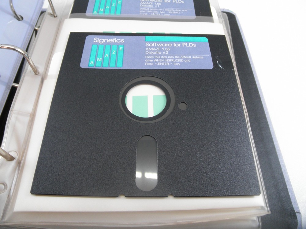 Signetics AMAZE PC/MS-DOS Software for Programmable Logic Devices Release 1.6