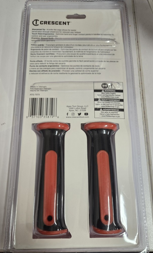 2 Pack! Crescent 6" Drywall Jab Saw Set w/ Sharpened Tip - CTJSAWSET2