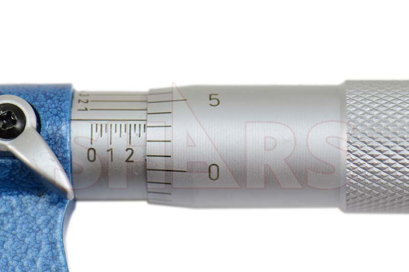 Shars 1-2" Precision Ball Micrometer .0001 Spherical Spindle New !}