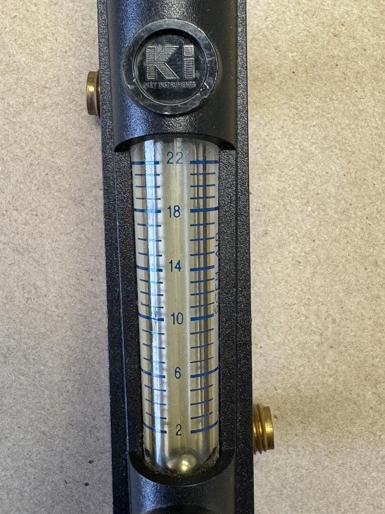 KI KEY INSTRUMENTS FLOW METER 2-22 SCFH AIR