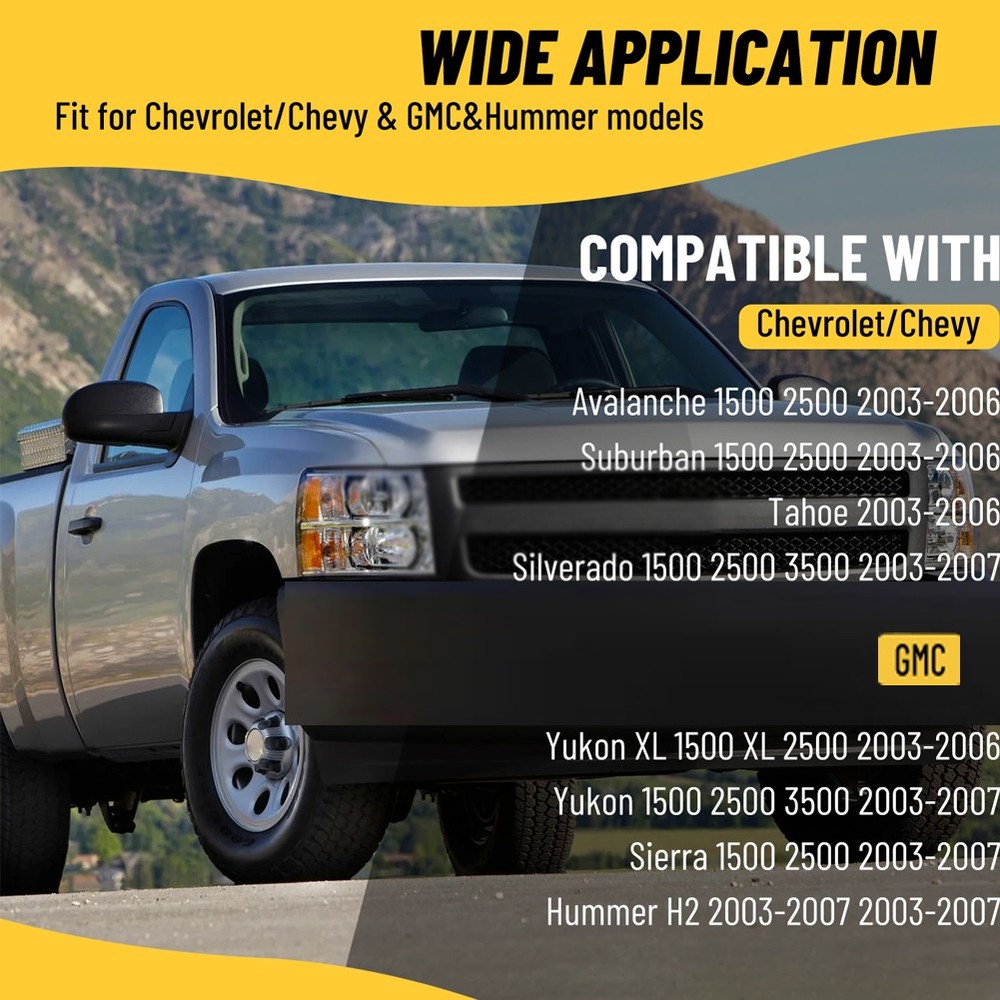 19115820 Front Passenger Window Switch &Bezel for 2003-2007 Chevy Silverado