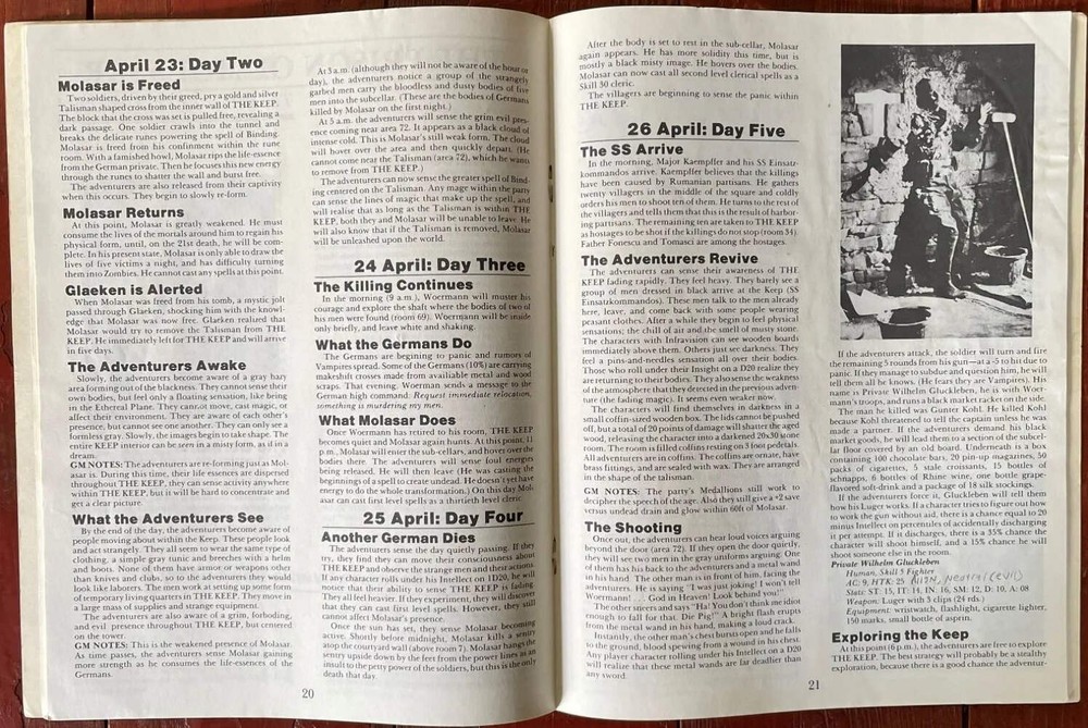 The Keep 714 Mayfair Games AD&D
