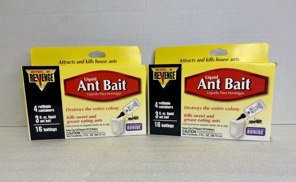 Revenge Liquid Ant Bait with Refillable Stations - 2pack