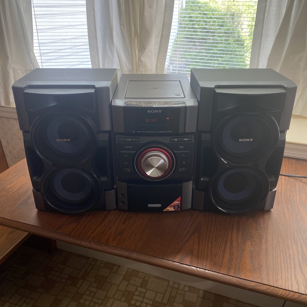 Sony HCD-EC79i CD & IPOD System w/ 2 Speakers SS-EC79 TESTED & WORKING