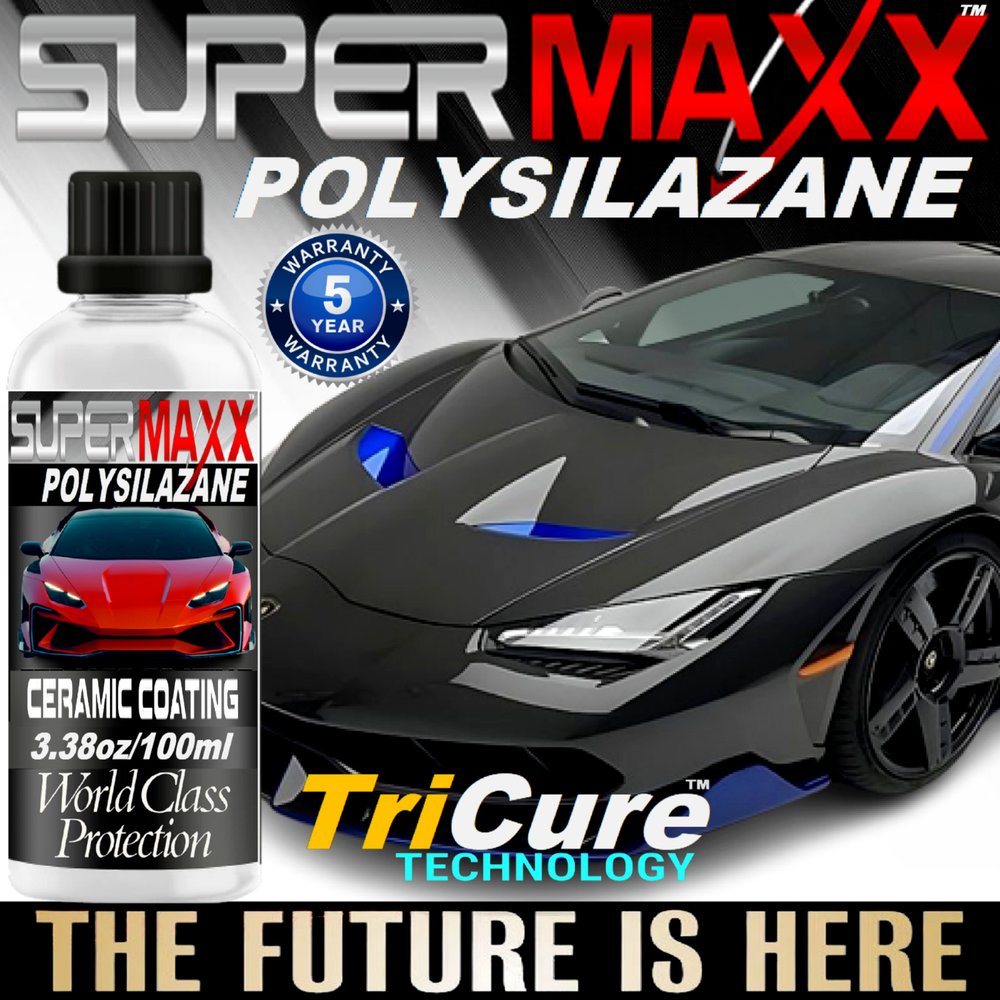 CERAMIC CAR COATING "SCRATCH RESISTANT 9H PAINT PROTECTION" TRICURE "TECHNOLOGY"