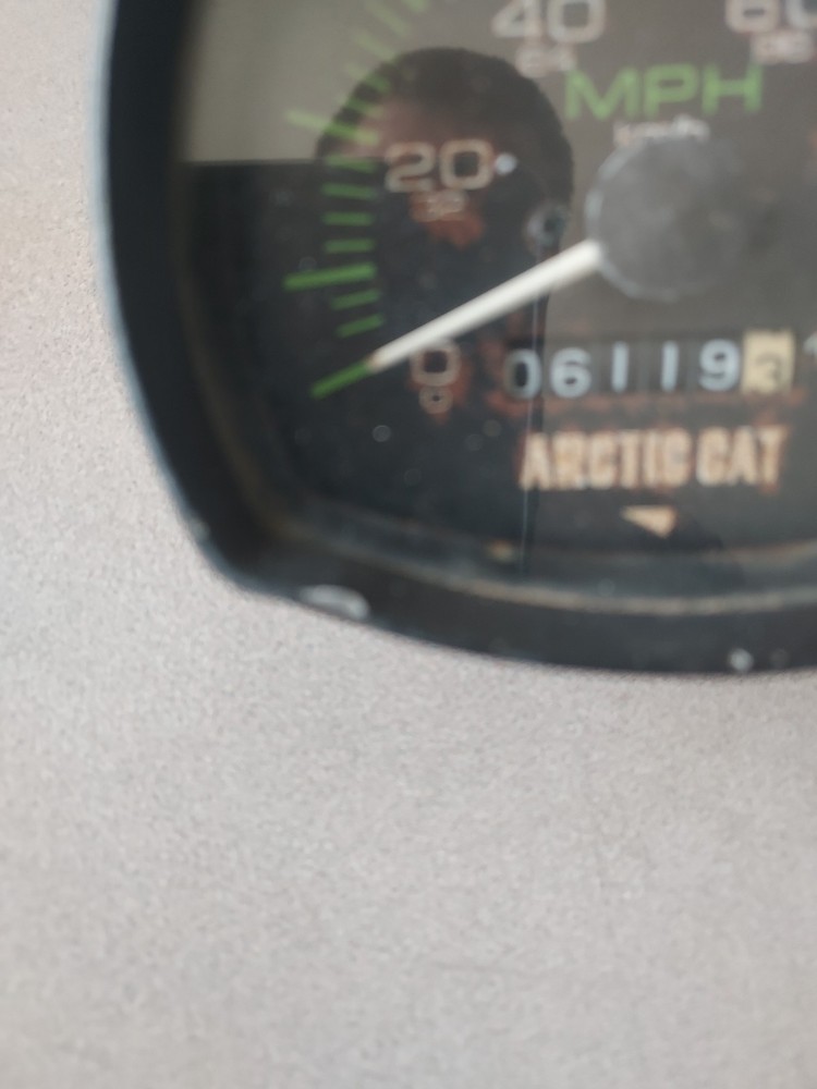 arctic cat snowmobile speedometer