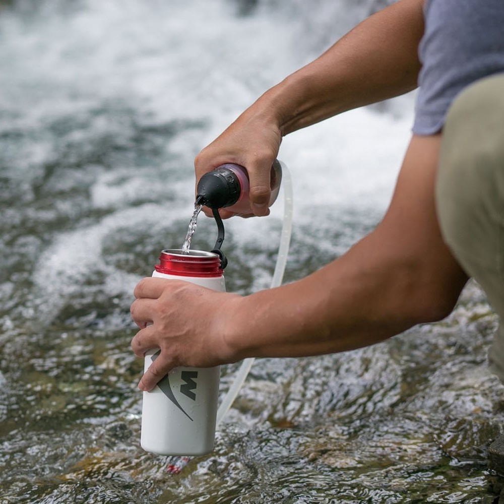 MSR TrailShot Ultralight Backpacking & Camping Squeeze Water Filter
