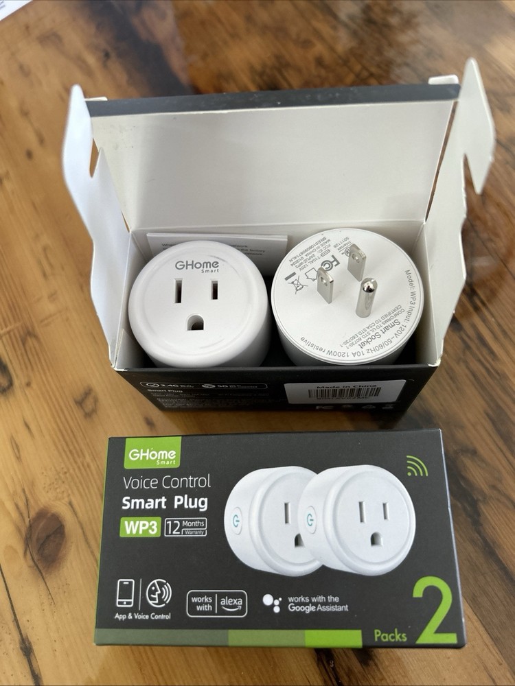 GHome Voice Control Smart Plug WP3 NEW (4 total)