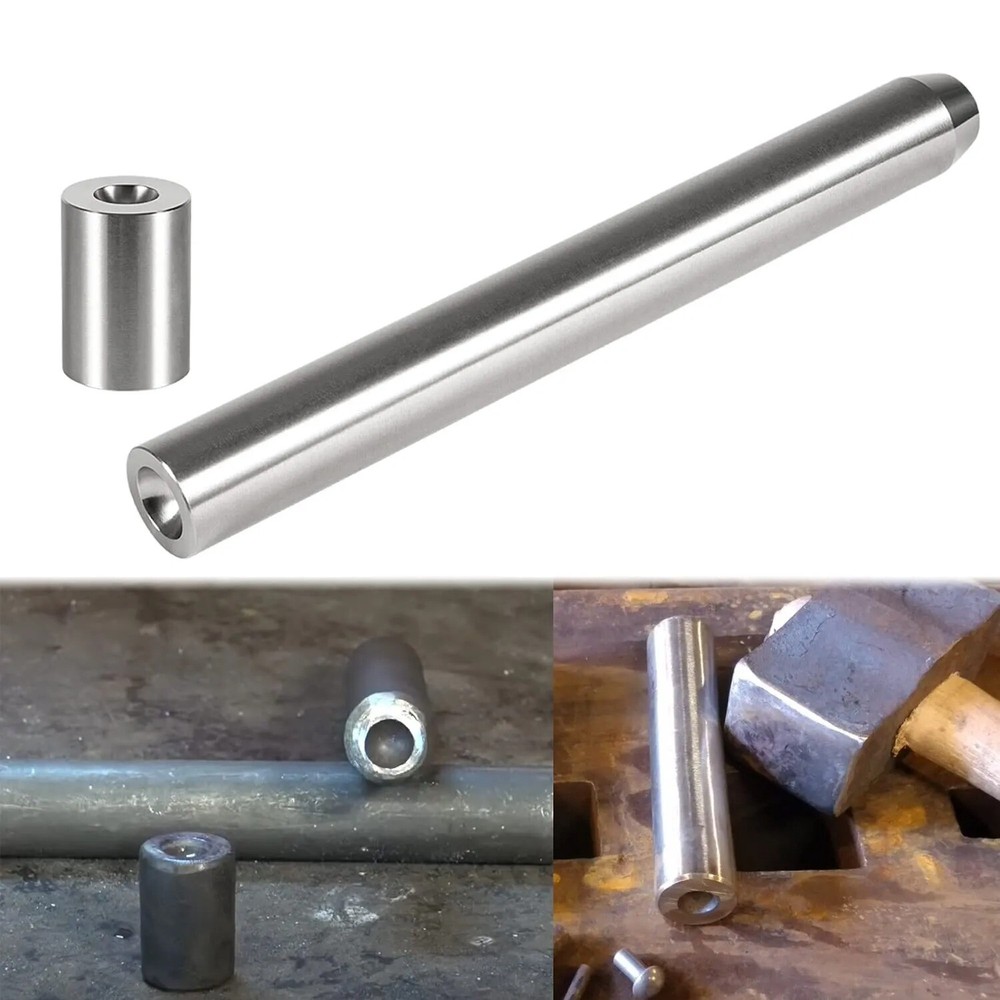 Blacksmith Rivet Doming Tool Set Top & Bottom 1/4" Blacksmithing Forging Tools