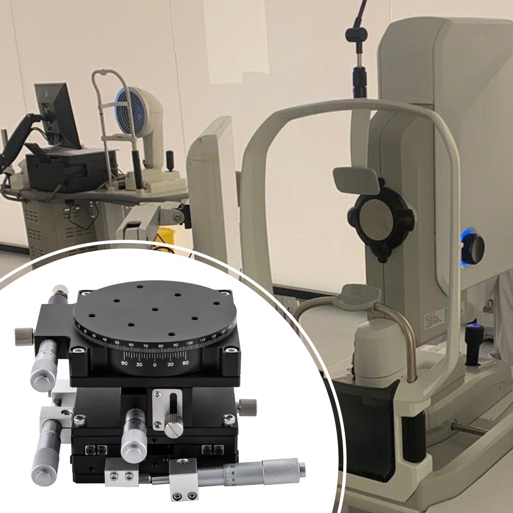 4 Axis-XYZR Manual Driven Linear Standard Precision Linear Positioning Stage