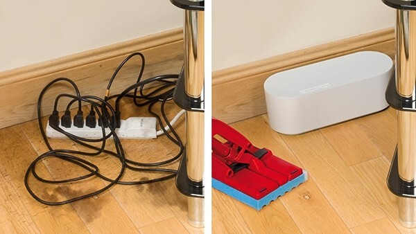 D-Line Cable Management Box Hide And Conceal Power Strips Electrical Cords From