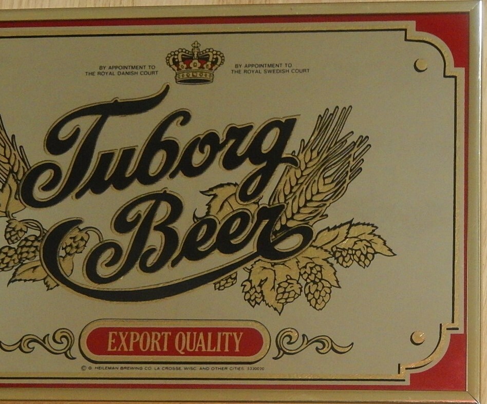 TUBORG Beer Mirror Sign