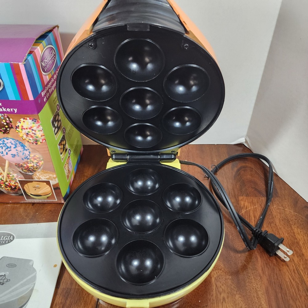 Nostalgia Electrics Cake Pop Bakery Kit Donut Hole Maker