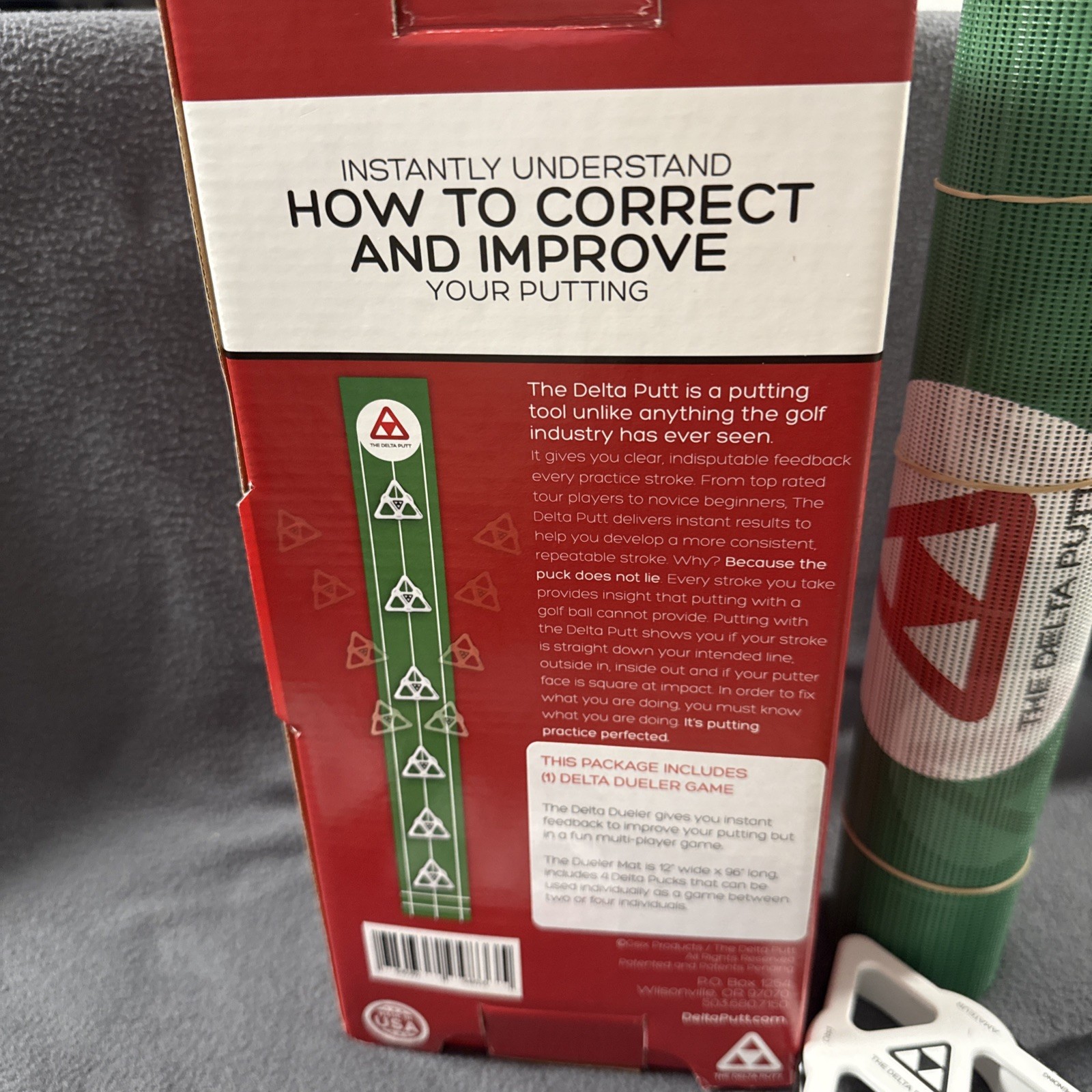 The Delta Dueler And The Delta Putt Training Aid & Game/Improve Your Putting