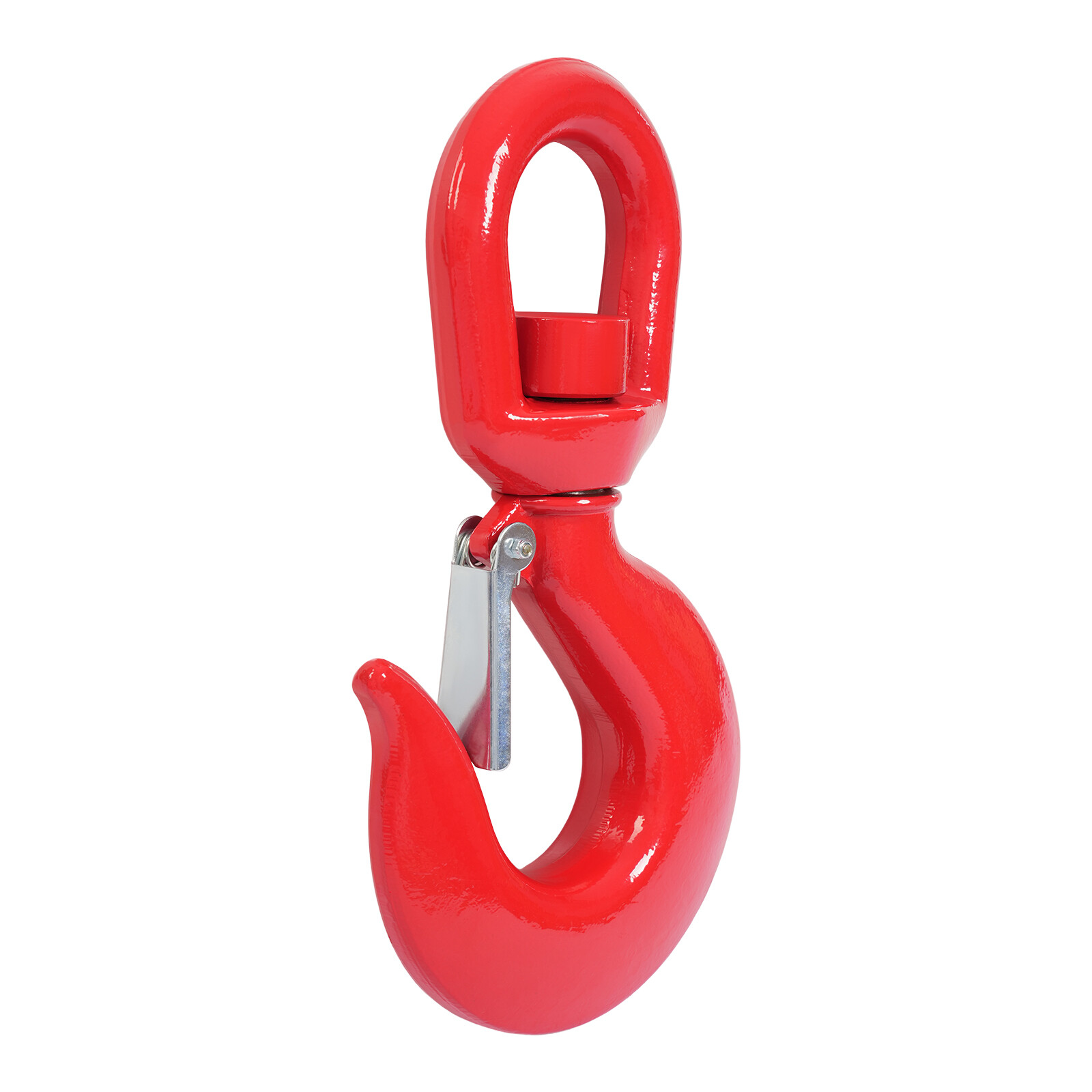 15T/33069.34lb Heavy Duty Swivel Lifting Hook Locking Swivel Hook w/Safety Latch