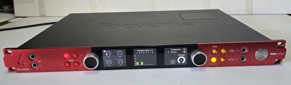 Focusrite Red 4 Pre Audio Interface Thunderbolt Dante Pro Tools HD
