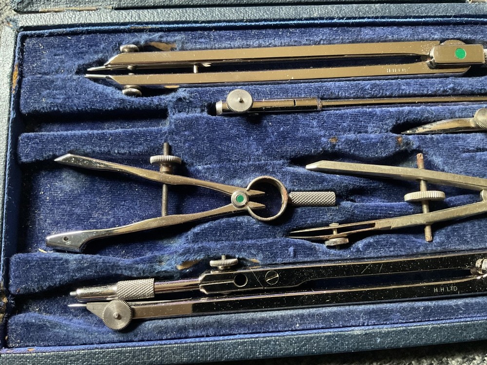 Vintage - Hall Harding Ltd - Technical Drawing Set