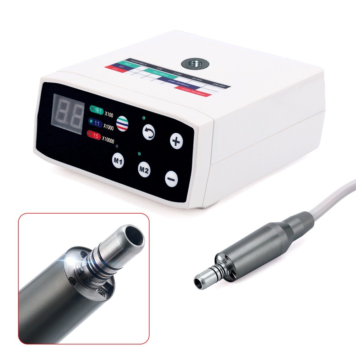 Dental LED Brushless Electric micro motor Internal Spray 1:1/1:5/16:1 ISO-E type