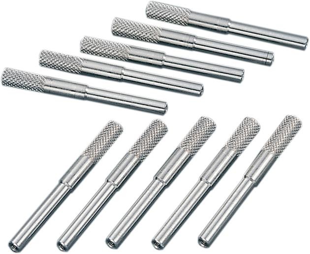 Drag Specialties Replacement Trip Meter Reset Knobs Chrome #232722