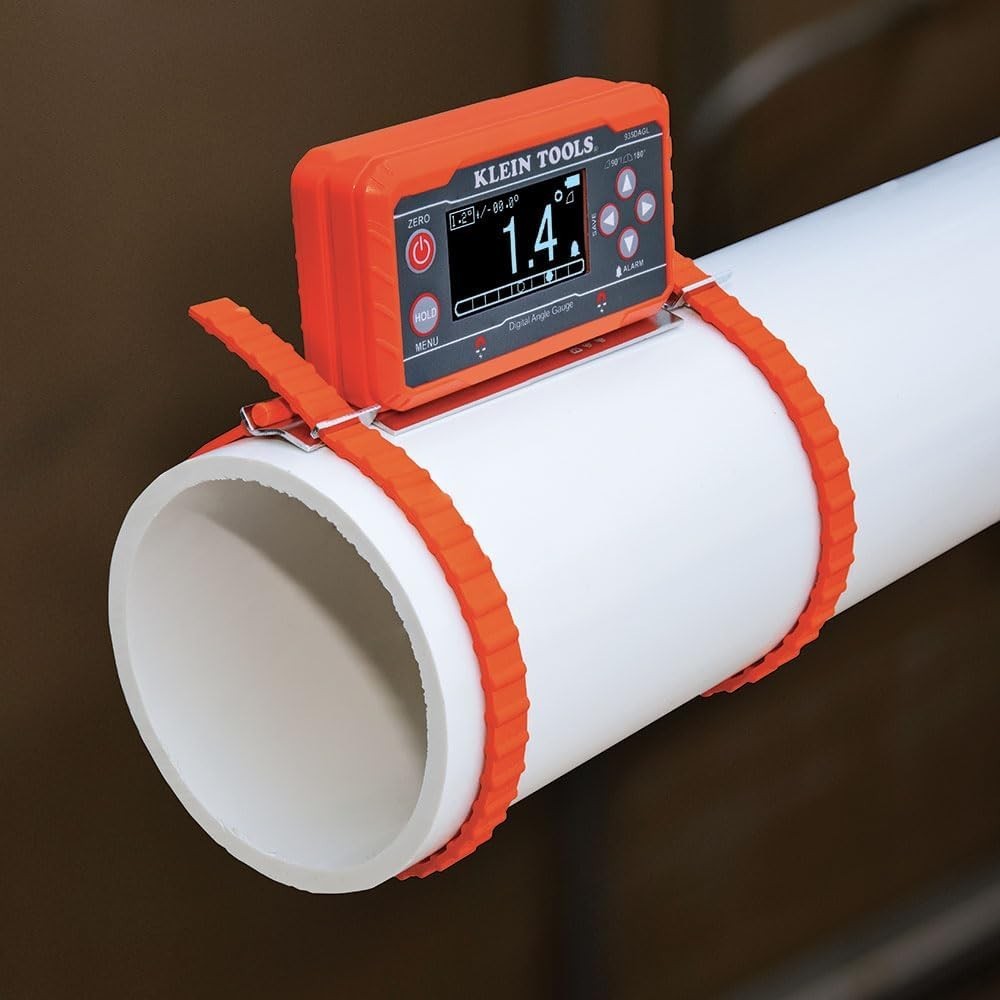 80035 Level, Digital Electronic Level and Angle Gauge Tool Kit with Plumbers ...