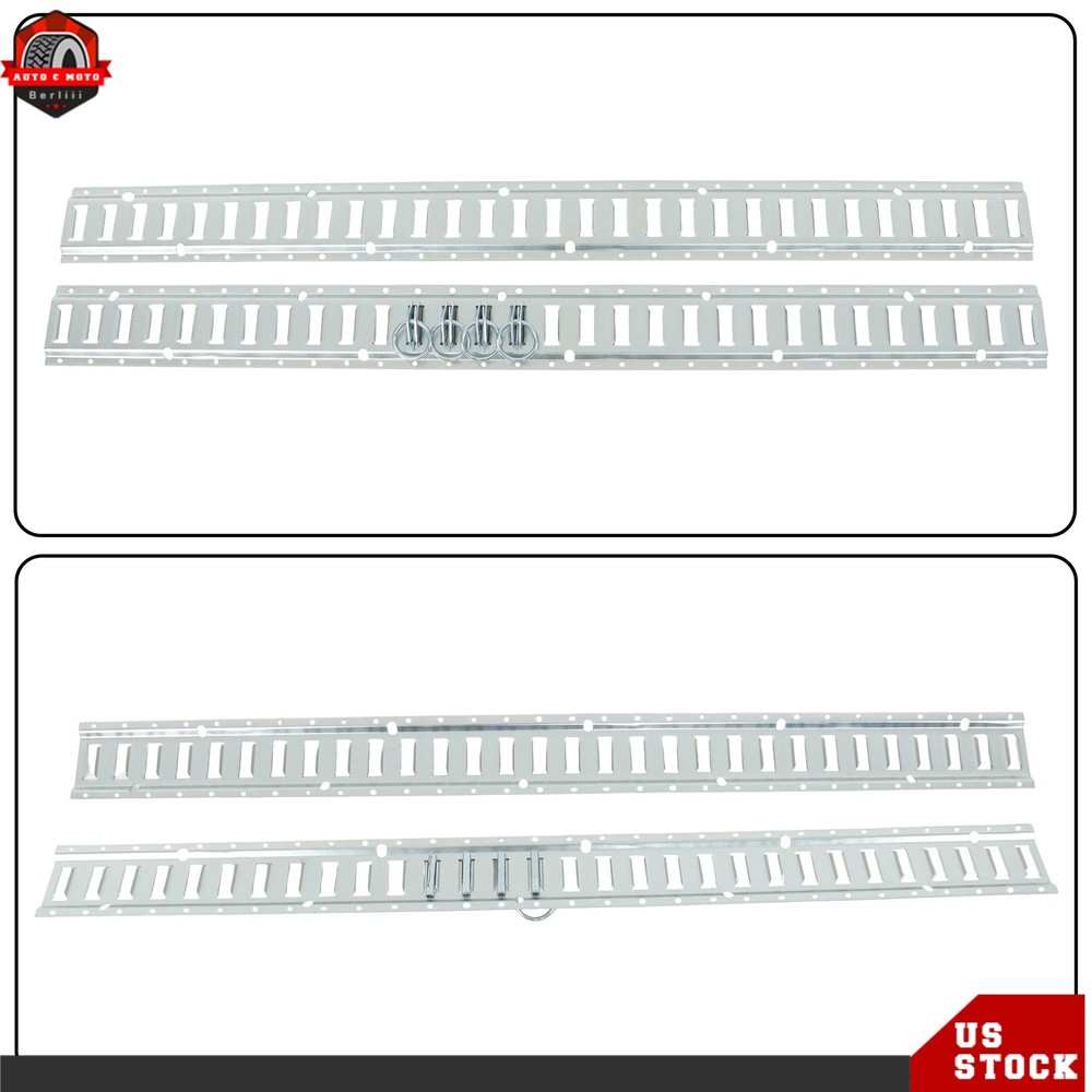 5' E Track Tie Down Enclosed Trailer 12 Pack Galvanized Secure Cargo Heavy Loads