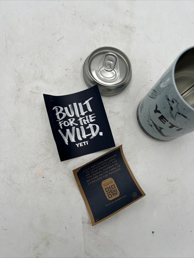 Yeti Blue Short Empty Stash Beer Can False Top Hide A Key 