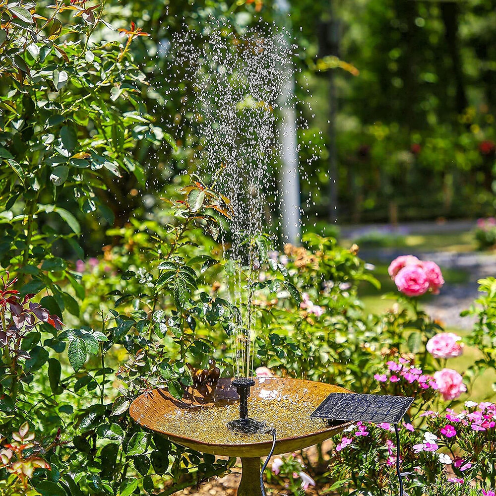Solar Power Fountain Floating Water Pump for Bird Bath Pond