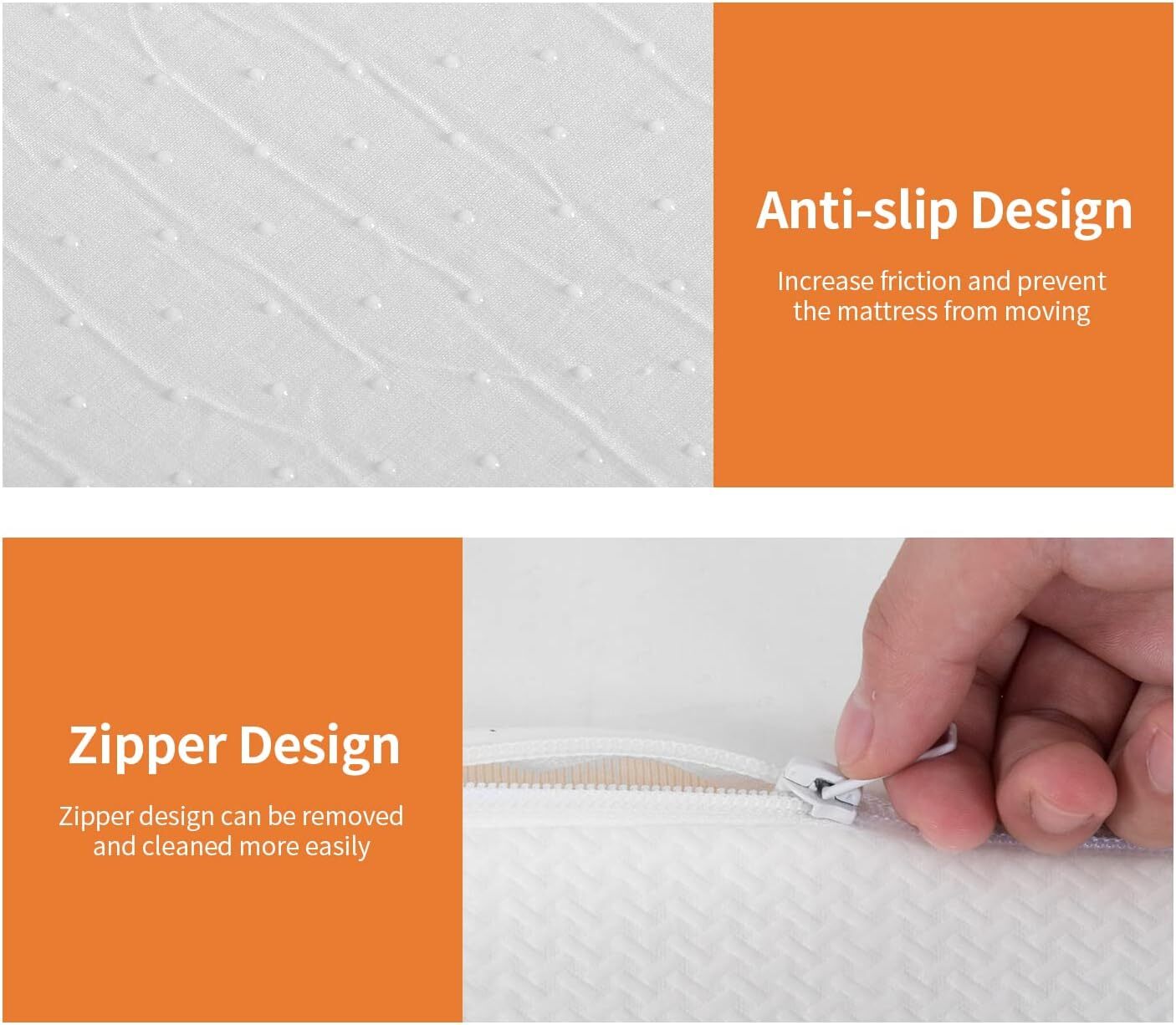 Cooling Gel Green Tea Infused Mattress, CertiPUR-US Certified, Pressure Relief