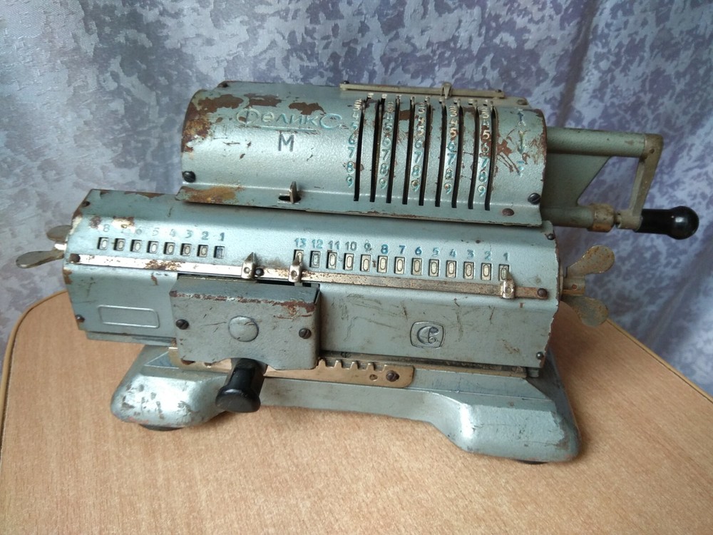 Rare SOVIET RUSSIAN ADDING MACHINE ARITHMOMETER FELIX mechanical calculator USSR