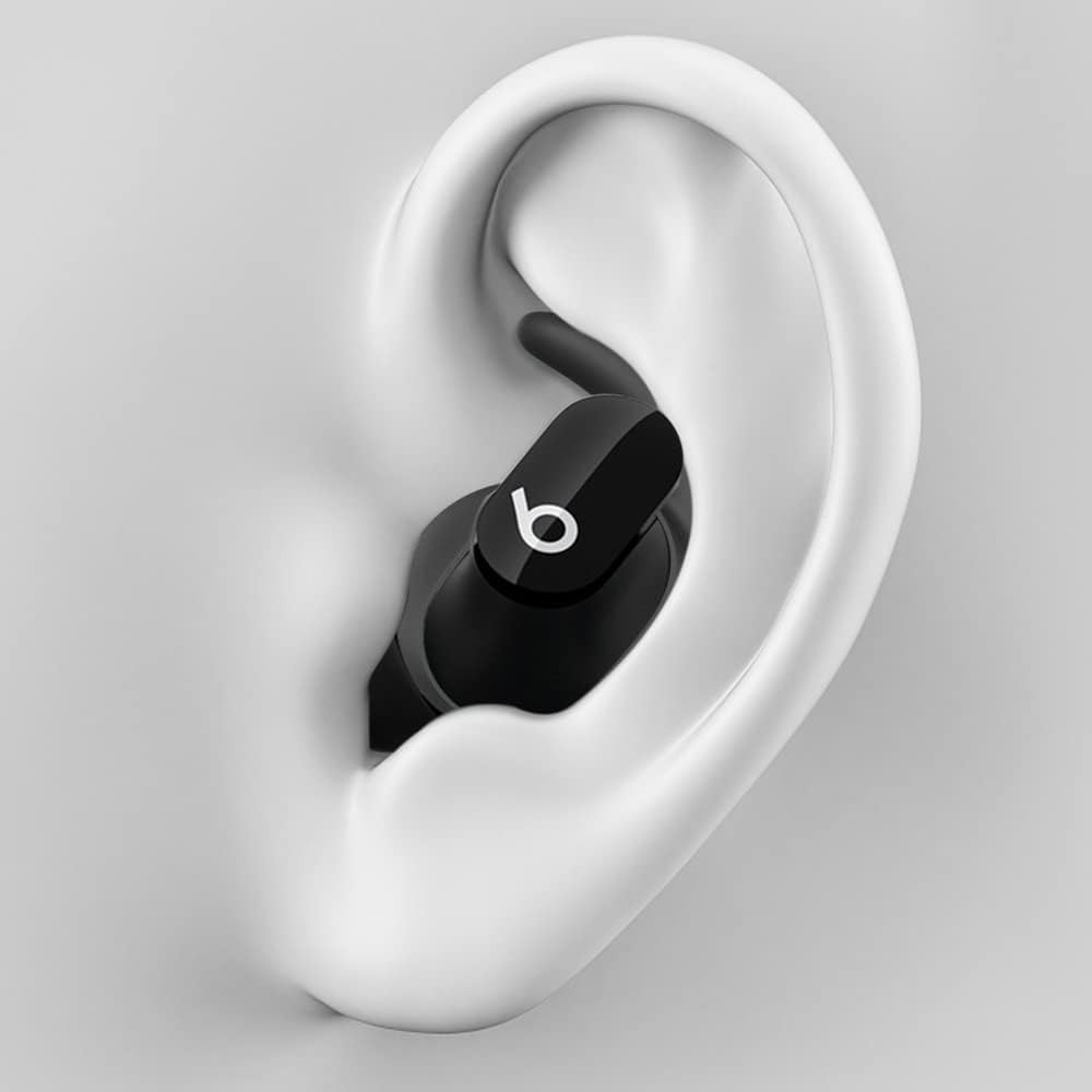 Zotech 3 Pair Silicone Anti Slip Earhooks Eartips for Beats Studio Buds Black