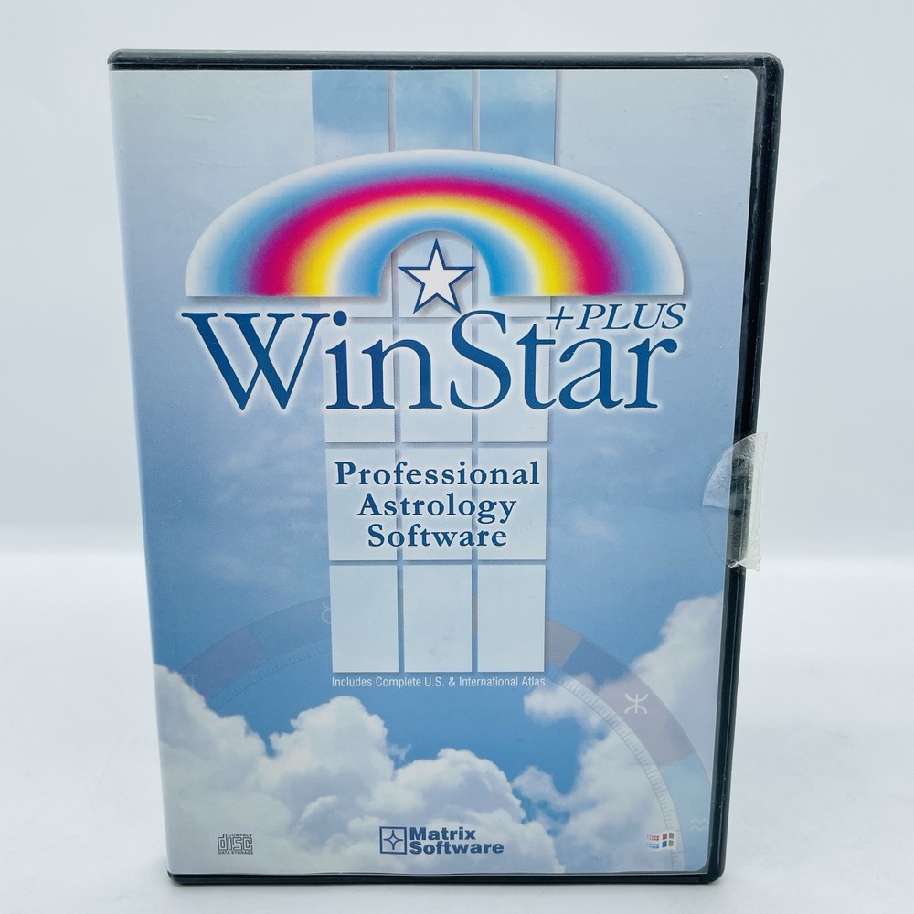 Win Star + Plus - Professional Astrology Software (Windows PC, 2001, Matrix)