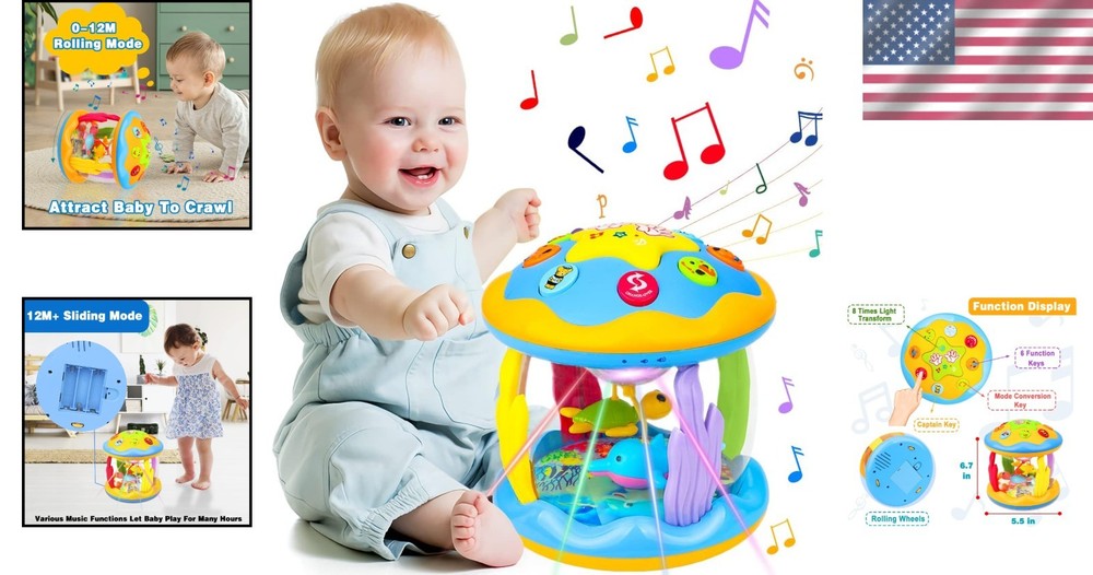 Interactive Baby Toy - Melody & Light