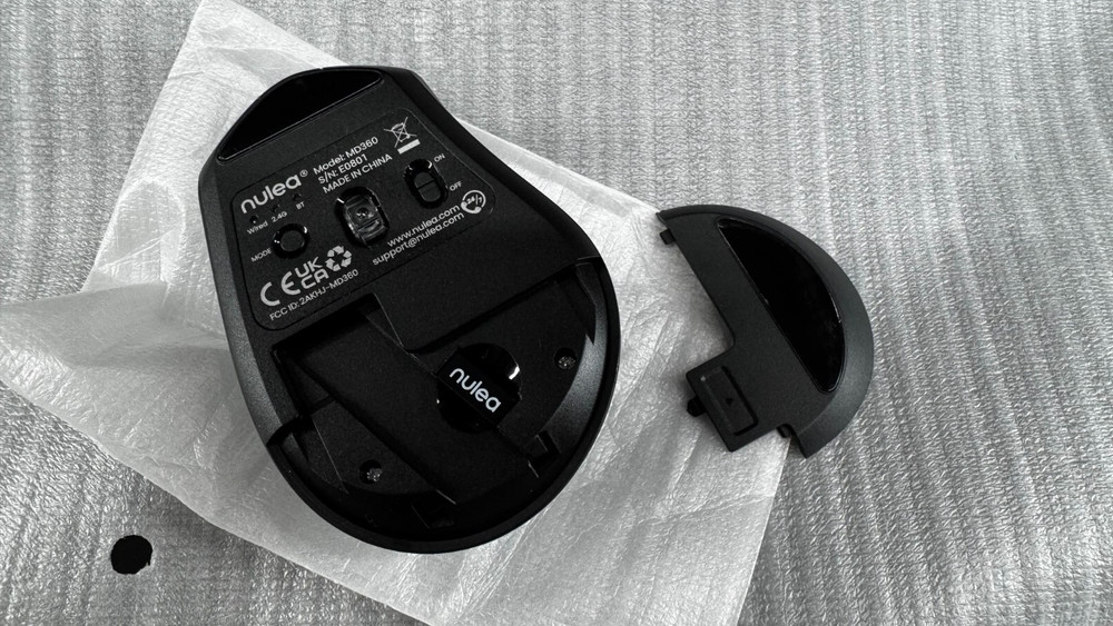 Nulea KM75 Advanced Ergonomic Wireless Keyboard & Mouse Combo Comfortable Black