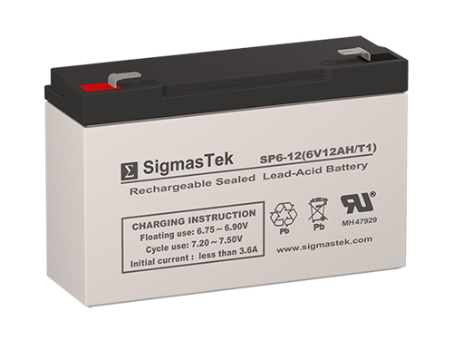 Litebox Streamlight replacement SLA Battery (6V 12AH)