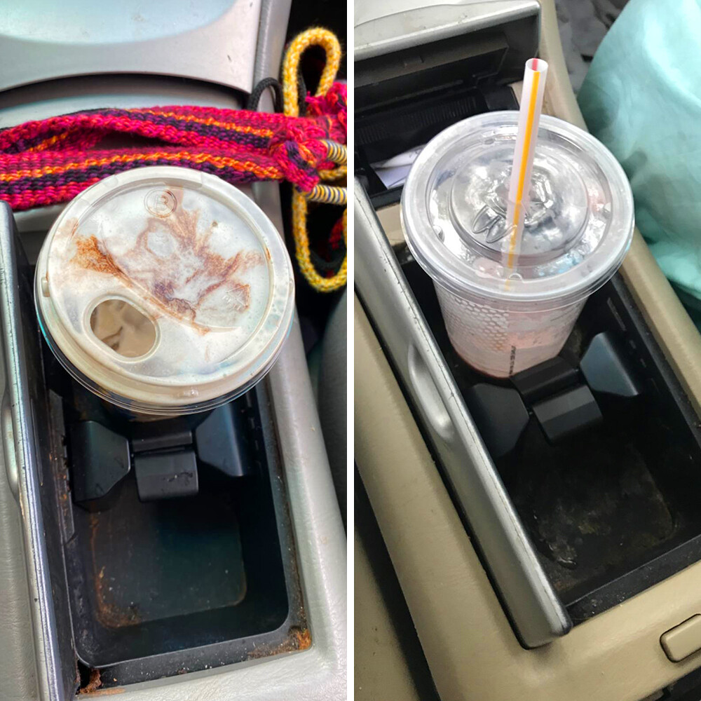 For 2002-2007 TOYOTA Highlander Center Console Cup Holder Insert Divider EOA