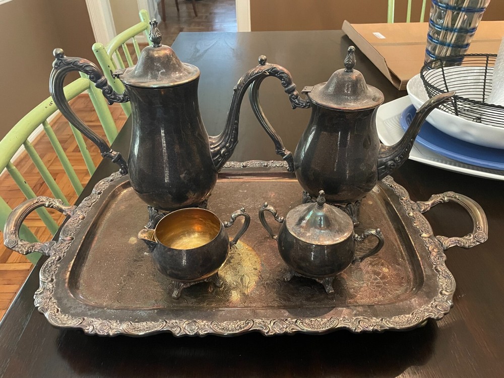 Oneida Silverplate Tea Service 5 Piece Set