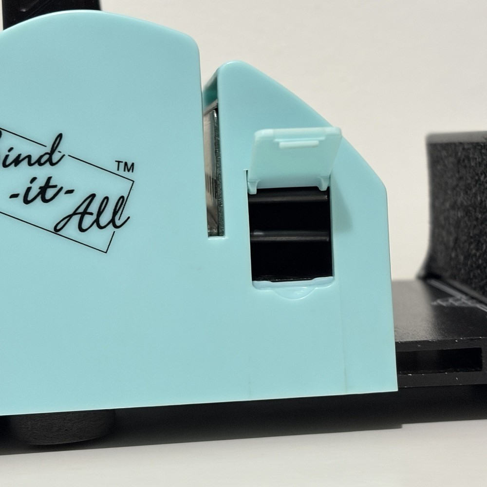 Zutter Innovative Products Turquoise Blue Bind-It-All Binding Machine Scrapbook